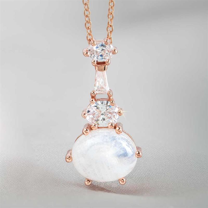 Moon and Stars Pendant & Chain